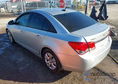 2013 Chevrolet Cruze Ls Auto из США, поврежденный, VIN 1G1PA5SHXD7327765